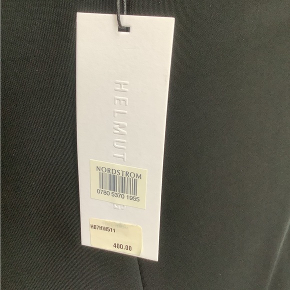 NWT Helmut Lang long sleeve “leather neck bondage T” - Picture 4 of 6